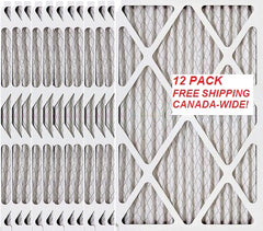 16x25x1 MERV 11 FREE SHIP Standard Capacity Furnace Dust Filter Canada - 12-pack