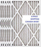 14x25x2 MERV 8 FREE SHIP Standard Capacity Furnace Dust Filter Canada - 6-pack